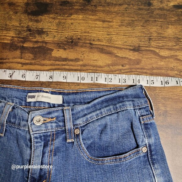 Levi's Jeans 4 S Bootcut 515 Mid Rise Medium Light Wash Stretch Denim Western - Picture 7 of 13